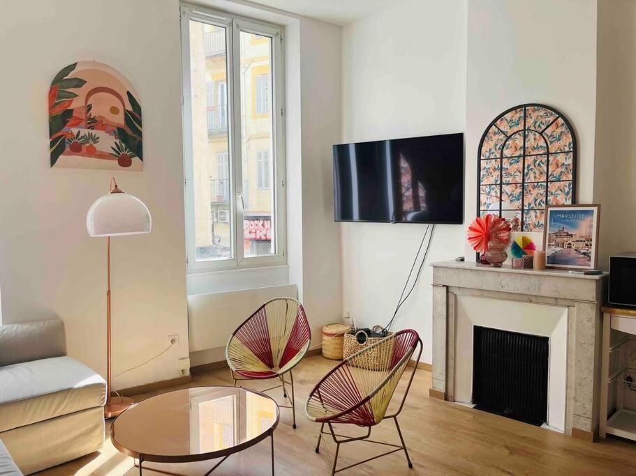 Pleasant 3-Bedroom Flat In The Center Of 마르세유 외부 사진